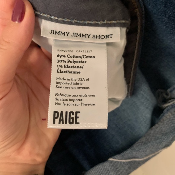 Paige jean shorts - Picture 5 of 5